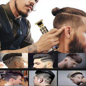 Recortadora de Pelo Profesional Inalámbrica para Hombre, Cuchilla en T, Afeitadora Eléctrica de Barba con Ajuste a Cero, Recargable, Resistente al Agua IPX7, con Batería - Product Image 1