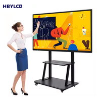 Pizarra Digital Interactiva Todo en Uno 4K de 55 65 75 86 98 110 Pulgadas con Pantalla Táctil para Aulas