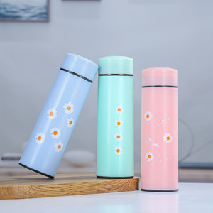 Tazza per Studenti Little Daisy, Elegante con Filtro per Tè, <span class=keywords><strong>Vetro</strong></span> Spesso Isolante di Alta Qualità - Product Image 4