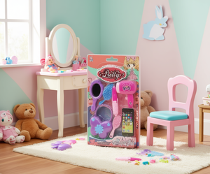 ชุดของเล่นแต่งหน้าลอลลี่ชุดเสริมความงามพลาสติกขนาดเล็กสำหรับเด็กผู้หญิงอายุ 4-6 ปี - Product Image 2