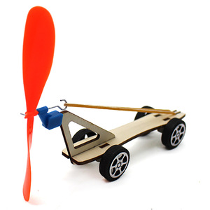 Kit de voiture en bois à élastiques pour enfants, modèle d'expérimentation scientifique, jouet éducatif - Product Image 3