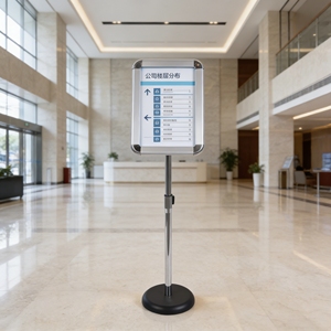 Soporte Ligero y Portátil para Pósteres A3, Soporte de Pie para Carteles, Ideal para Tiendas Temporales y Ferias Comerciales - Product Image 2