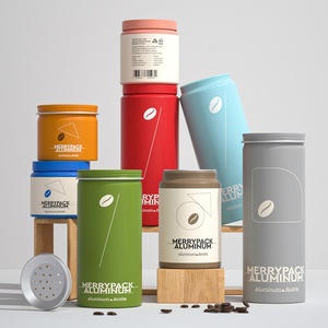 รับผลิตกระป๋องโลหะบรรจุภัณฑ์กาแฟทรงกลมแบบสุญญากาศ เกรดอาหาร ออกแบบได้ตามต้องการ ขายส่ง - Product Image 4