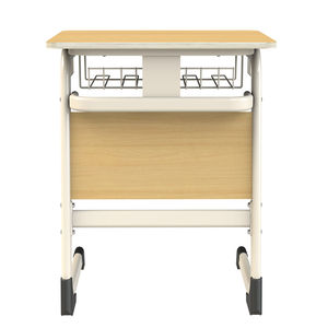 Conjunto de Escritorio y Silla <span class=keywords><strong>para</strong></span> Estudiantes 2026, Moderno, Duradero y Cómodo, de Metal y Madera, con Tablero de Madera, <span class=keywords><strong>para</strong></span> la Escuela y la Oficina en Casa - Product Image 3