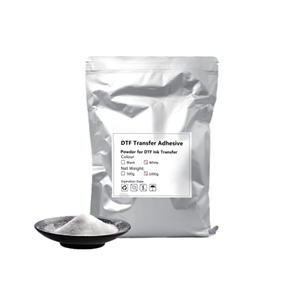 Yüksek kaliteli ısı transferi 1kg 25kg tutkal sıcak eritme yapışkan beyaz DTF tozu - Product Image 1