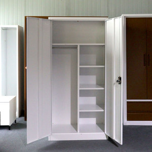 2 Tür Demontage Leichte Hersteller Modernes Design Schlafsaal Schlafzimmer Kleidung Stahls chrank Schließfach Schrank Metall Kleider schrank - Product Image 2