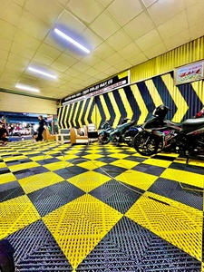 Dalles de <span class=keywords><strong>sol</strong></span> de garage en <span class=keywords><strong>PVC</strong></span> avec motif diamant et système d'interverrouillage pour <span class=keywords><strong>atelier</strong></span> et garage à domicile - Product Image 5