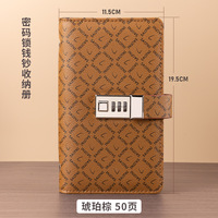 Reliure à anneaux en cuir PU personnalisé pour économiser de l'argent Livre de monnaie Classeur pour cartes à collectionner Cahier d'économie d'argent Classeur avec pochettes
