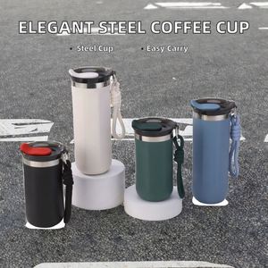 Nuevo Modelo de Taza de Café y Agua Aislada de Acero Inoxidable 304, Diseño Minimalista Moderno y Ecológico para Deportes al Aire Libre, Regalo - Product Image 2