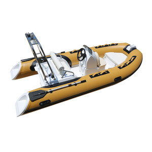 china wholesale cheap rigid hull hypalon inflatable fiberglass fishing cabin rib boat