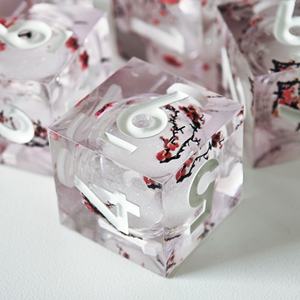 MINI PLANET Vente en gros de dés D6 à noyau liquide personnalisés, dés à 6 faces faits à la main pour les jeux de rôle sur plateau, accessoires DND D6, cadeau - Product Image 4