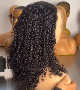 شعر مستعار من الشعر البشري المجعد 13x4 SDD Pixie شعر مستعار بقفل دانتيل 5x5 للنساء شعر مستعار برومو مجعد مجعد للغاية مزدوج السحب - Product Image 2