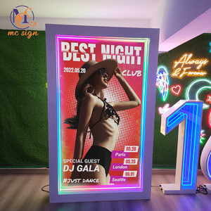 Cornice Fotografica Personalizzata con Retroilluminazione LED RGB per Decorazioni di Matrimoni, <span class=keywords><strong>Eventi</strong></span> e Esposizioni nei Centri Commerciali - Product Image 2