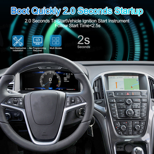 หน้าปัดดิจิตอล LCD สำหรับรถยนต์ Navihua ดีไซน์ใหม่ ระบบ Linux พร้อมมาตรวัดระยะทางแบบ Ghost Mileage สำหรับ Opel Astra ปี 2004-2010 - Product Image 5