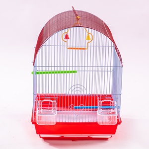 Cage économique pour petit perroquet, kit d'alimentation complet, cage pour animaux domestiques en fil de fer durable - Product Image 3
