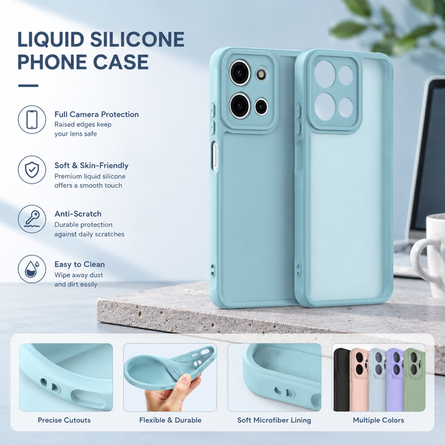 For Motorola G Play 2025/2026 Lightweight Semi-Transparent Matte Brushed TPU PC Phone Case Fundas Carcasa