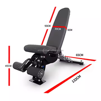 Banc de musculation réglable en métal, chaise de fitness multifonctionnelle, banc de sit-up et de musculation à domicile