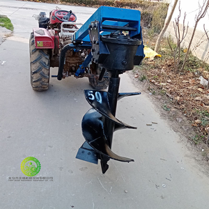 เครื่องเจาะดินแบบติดรถแทรกเตอร์ขนาดเล็ก PTO Auger เส้นผ่านศูนย์กลาง 50 ซม. สำหรับใช้ในพื้นที่เกษตรกรรม - Product Image 4