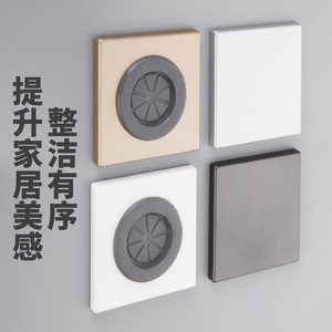 Cubierta Decorativa para Orificios en la Pared Feige, Plástico Autoadhesivo, Moderna y Sencilla, para Ocultar Cables - Product Image 1