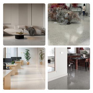 Nouvelle carrelage en porcelaine effet terrazzo magique 900x1800mm antidérapant, style minimaliste moderne, pour intérieur, salon, <span class=keywords><strong>gris</strong></span>, transfrontalier - Product Image 2