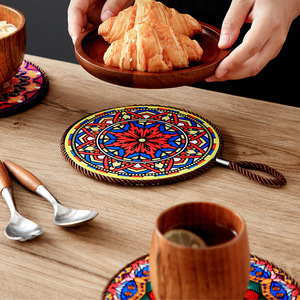 Sottopentola in Sughero con Stampa a Trasferimento Termico, in Ceramica Europea, Lucido, Protettivo, per Uso Domestico in Cucina e Decorazione Tavola - Product Image 3