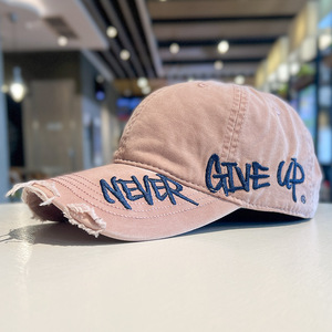 Gorra de béisbol de mezclilla lavada con visera ancha para <span class=keywords><strong>mujer</strong></span>, nueva moda, gorra snapback lavada con personalidad para otoño y primavera - Product Image 6
