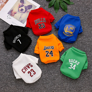 เสื้อฮู้ดสำหรับสัตว์เลี้ยงสำหรับสุนัขแมวเสื้อบาสเก็ตบอลสไตล์เสื้อผ้าที่ให้ความอบอุ่นขนาดเล็กขนาดกลางขนาดใหญ่ฤดูใบไม้ผลิฤดูใบไม้ร่วงฤดูหนาวสวมใส่ - Product Image 1