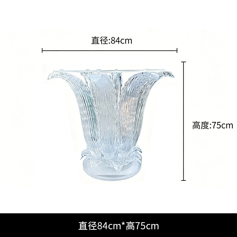 โปร่งใส (ไม่รวมกระจก) 84x84x75ซม