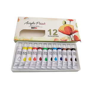 Ensemble de <span class=keywords><strong>peinture</strong></span> <span class=keywords><strong>Gouache</strong></span> 12 couleurs X 12ml Tubes pour débutants et écoliers ensemble de Table à manger ensemble de <span class=keywords><strong>peinture</strong></span> d'art goutte à goutte ensemble de <span class=keywords><strong>peinture</strong></span> ours - Product Image 3