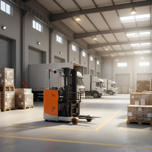 Mini Montacargas Chino Económico con Batería de Plomo-Ácido, Elevación Alta de 6 m, Tipo Sentado, Montacargas Eléctrico Retráctil - Product Image 1