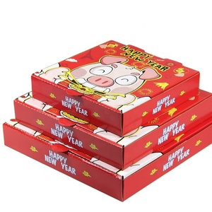 YIYANG all'ingrosso a buon mercato personalizzato stampato personalizzato tutte le dimensioni 9 10 11 12 14 18 pollici 32 33 Cm carta Kraft ondulata <span class=keywords><strong>Burger</strong></span> <span class=keywords><strong>Pizza</strong></span> B - Product Image 1