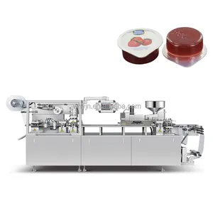 Fully Automatic Chocolate Jams Butter Mineral Water Blister Thermoformed Cup Filling Machine Form-Fill-Seal Complete Line