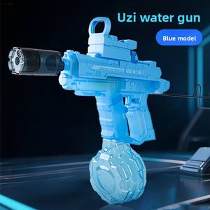 Nouveau <span class=keywords><strong>pistolet</strong></span> à <span class=keywords><strong>eau</strong></span> UZI à longue portée, à tir rapide, avec lumière électrique, en plastique ABS, unisexe, pour les enfants de 8 à 13 ans, pour les combats d'<span class=keywords><strong>eau</strong></span> en plein air - Product Image 6