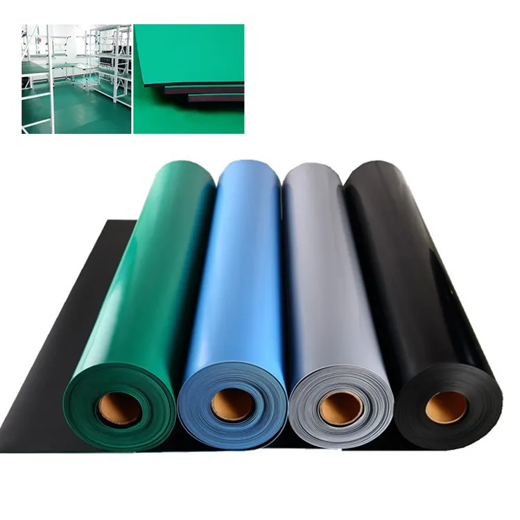 Leenol ESD Rubber Mat/ ESD Workbench Table Mat - China Anti Fatigue  Commercial Mats, Clean Room Stable Mat