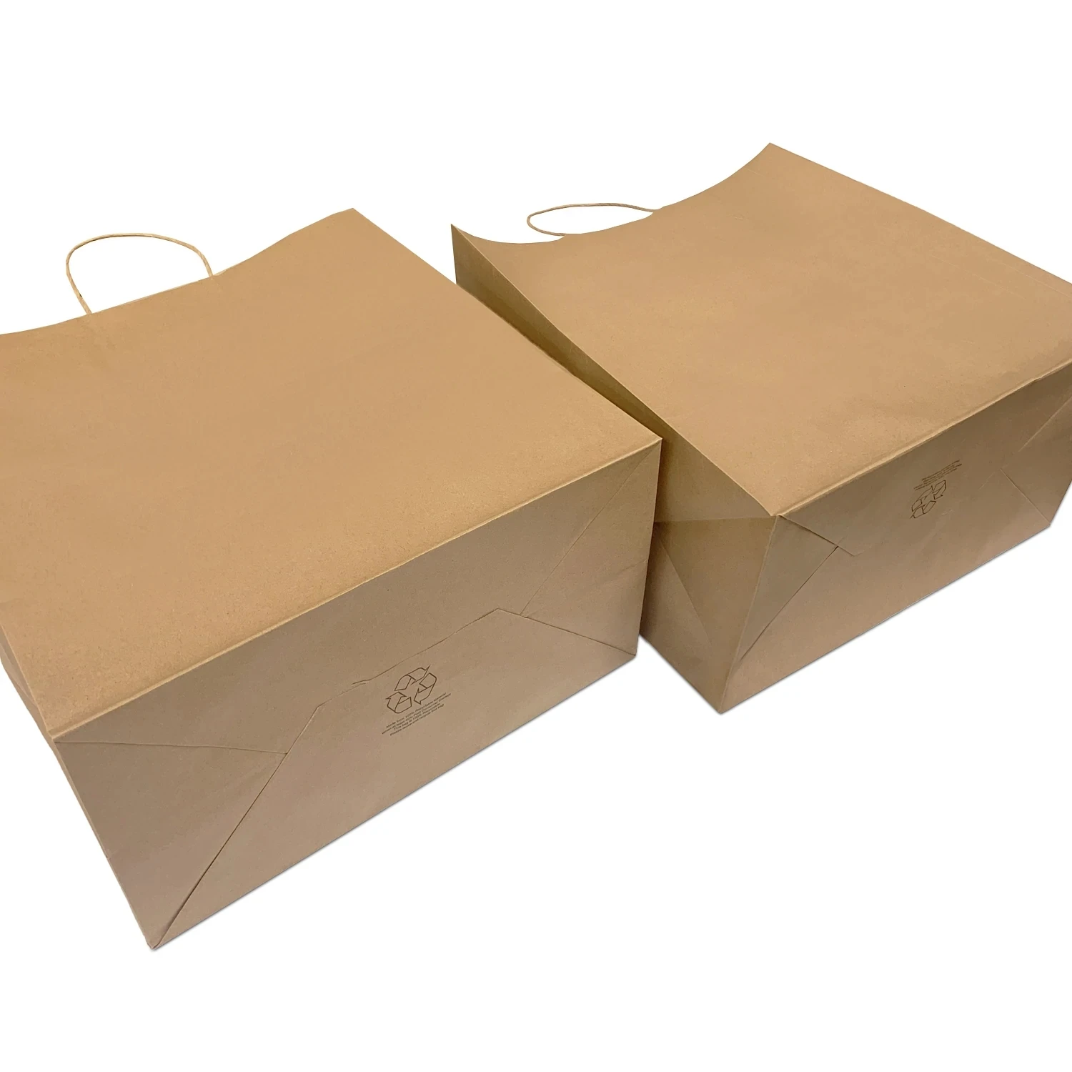 Kraft Paper Bags with Twisted Handles 14x8x14 inches