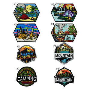 Parches Bordados Vintage de Parques Nacionales Americanos con Gancho y Bucle para Camping - Product Image 2