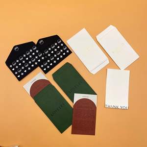 Sobres de Cartón Negro Reciclado Personalizados para Tarjetas de Hotel, con Logotipo en Lámina Dorada, Papel Premium Kraft - Product Image 5