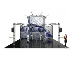 30Mins Quick Build Exhibition Stand 20x20 Ft Aluminum Exhibition Booth Systems Hot Sale Booth Exhibition