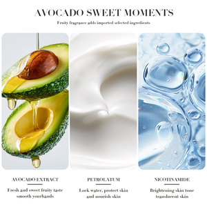 Crème pour les mains hydratante parfumée aux fruits, format voyage, mini crème pour les mains parfumée pour les mains sèches, soin quotidien - Product Image 4