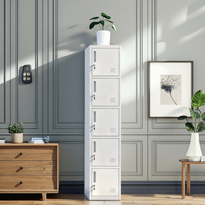 Thiết kế hiện đại khóa thép chất lượng cao với khóa chính và năm cửa cấu trúc hạ gục cho phòng tập thể dục hoặc căn hộ của trường - Product Image 4