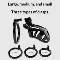 Pet Chastity Cage Dragon Lock ABS Resin Pet Toy Birdcage Design Anti-Escape Breathable Long-Term Use for Pet
