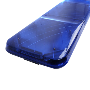 Barra de Luces Giratoria Delgada de Advertencia LED Azul con Sirena Integrada a Prueba de Agua SENKEN ECE R65 R10 SAE 12V/24V - Product Image 6