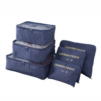 E-luke Cubes de rangement pour bagages de voyage, organisateur de bagages, tissu Oxford résistant à l'eau, sac de rangement pour vêtements avec fermeture éclair, léger et pliable