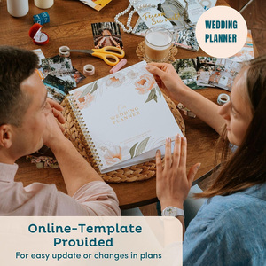 Organizzatore personalizzabile di alta qualità Agenda sposa Agenda Journal con copertina rigida Notebook <span class=keywords><strong>Wedding</strong></span> Agenda <span class=keywords><strong>Planner</strong></span> - Product Image 6