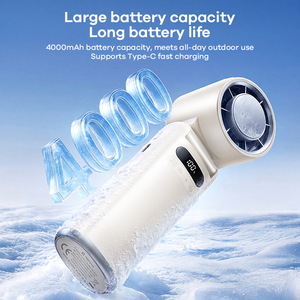 Ventilador Portátil REMAX RS-SF47 de 4000mAh con Enfriamiento por Semiconductor 180 °   Mini Ventilador Plegable de Escritorio USB-C con Pantalla LED y Múltiples Velocidades - Product Image 6