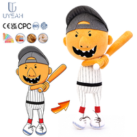 Uyeah OEM/ODM EN71/CPC/GRS Peluche personnalisée en forme de grenouille de dessin animé, pendentif cadeau pour enfant, poupées robot en peluche personnalisées
