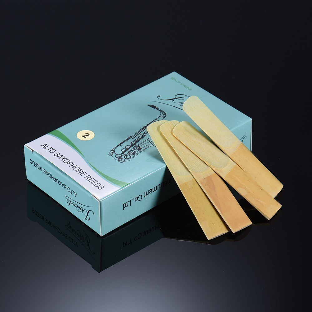 10 Stück Saxophon-Blätter Für Sopransaxophon - Stärke 2.0, Einzeln Verpackt Von ROFFEE