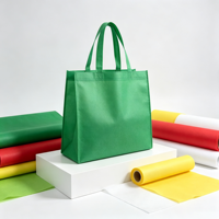 Rouleau de tissu non tissé en polypropylène vierge coloré SS Spunbond, matière première pour sacs de courses écologiques réutilisables, sacs publicitaires et sacs cadeaux