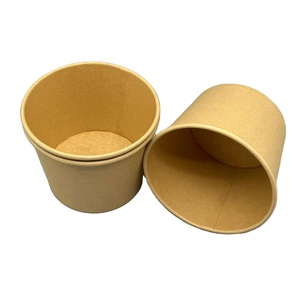 ถ้วยข้าวต้มทรงสี่เหลี่ยมแบบใช้แล้วทิ้ง ผลิตจากกระดาษ PE ย่อยสลายได้ ขนาด 350 มล. 500 มล. 750 มล. - Product Image 6