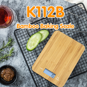Bilancia da Cucina Elettronica in Bambù Naturale da 10kg con Logo Laser, Prezzo di Fabbrica, Certificata BSCI - Product Image 2